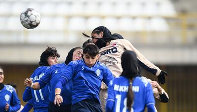 لیگ برتر فوتبال زنان؛ دیدار هیات فوتبال البرز 0-4 خاتون بم (عکس)