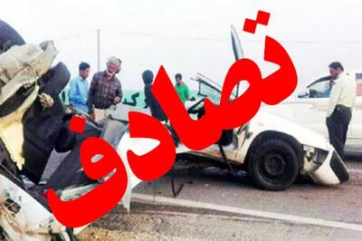 حادثه تصادف در جاده اهر - تبریز سه فوتی و یک مصدوم برجا گذاشت