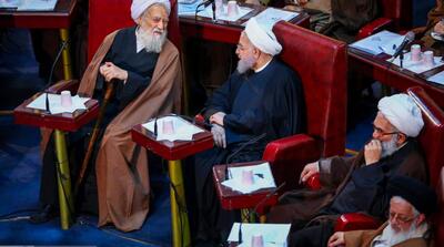 حسن روحانی؛ سوژه اصلی عکاسان در آخرین اجلاسیه مجلس خبرگان پنجم - مردم سالاری آنلاین