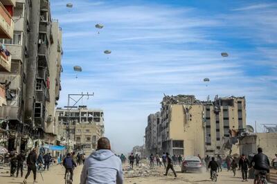 کمک‌های هوایی آمریکا برای غزه از سواحل «زیکیم» سر درآورد