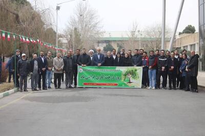 مراسم درختکاری با حضور خانواده فوتبال در مرکز ملی برگزار شد
