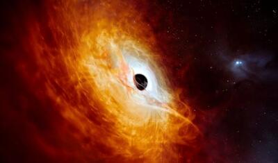 سیاه چاله‌ای که روزانه یک خورشید را می‌بلعد