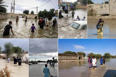 حضور وزیر جهادکشاورزی در مناطق سیل‌زده استان سیستان و بلوچستان