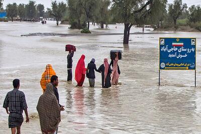 خسارت سیل جنوب سیستان و بلوچستان به شبکه آب ۲۵۲ روستا