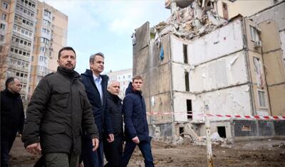 کاروان رئیس‌جمهور اوکراین و نخست وزیر یونان با موشک روسی هدف قرار گرفت