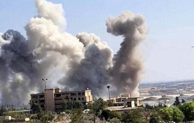 انهدام 2پایگاه تروریست‌ها در ادلب سوریه