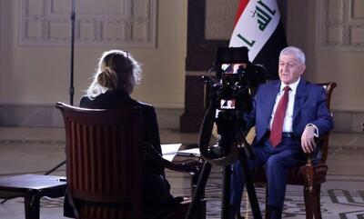 رئیس جمهور عراق: ایران از ابتدا حامی فلسطین بود
