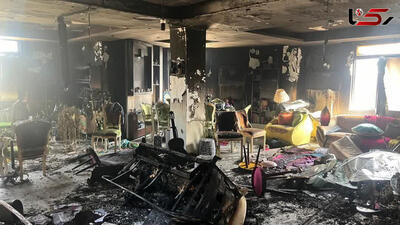 آتش سوزی هولناک خانه در کرج