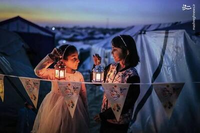 عکس/ استقبال از ماه رمضان در غزه