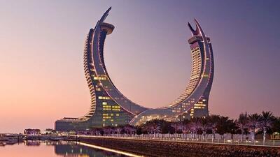 نمایی جالب از گران‌قیمت‌ترین هتل قطر (فیلم)