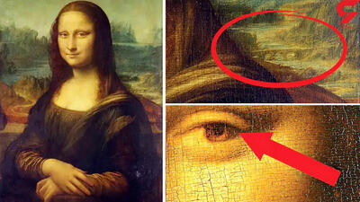کشف رازی دیگر از نقاشی مونالیزا