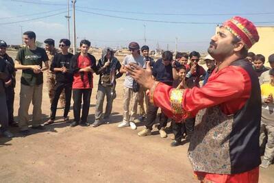 اجرای «سیاهِ بازی» در یادمان‌های خوزستان