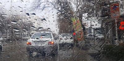 رگبار باران و وزش باد شدید در شمال و غرب تهران