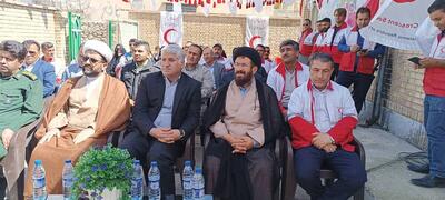 افتتاح و راه اندازی دفتر نمایندگی جمعیت هلال احمر در بخش سرفاریاب شهرستان چرام