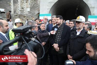 افتتاح باقیمانده آزاد راه قزوین - رشت با حضور وزیر راه و معاون اجرایی رئیس جمهور
