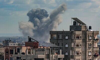 بمباران خانه‌های مسکونی در رفح توسط رژیم صهیونیستی
