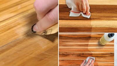 10 روش معجزه‌آسا برای برق انداختن وسایل چوبی! - چیدانه