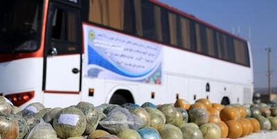 توقیف اتوبوس مسافربری در نائین