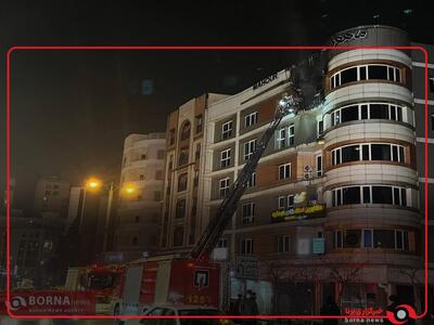 آتش‌سوزی‌ در ساختمان اداری در بلوار اندرزگو در چهارشنبه سوری