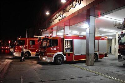 حمله و خسارت به ۲ خودروی آتش‌نشانی