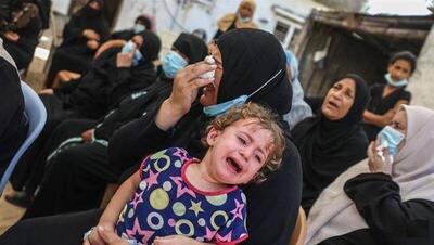 گرسنگی تحمیل شده توسط اسرائیل بر مردم غزه +فیلم