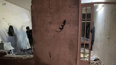 تخریب یک خانه با انفجار مواد محترقه در روستای اسماعیل‌ آباد مشهد
