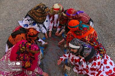 (تصاویر) آیین‌های چهارشنبه آخر سال در روستاهای آذربایجان