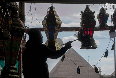عکس/ سنت  فانوس رمضان  در مصر