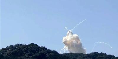 موشک ماهواره‌بر ژاپنی پس از پرتاب منفجر شد + فیلم