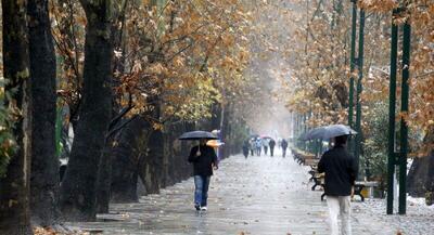رگبار باران در تهران طی روزهای جمعه و شنبه