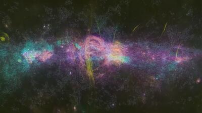 (عکس) نقشه‌ای هرگز دیده نشده از کهکشان راه شیری