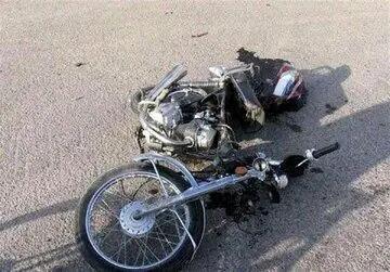 حادثه وحشتناک در پی حرکات خطرناک موتورسوار+ فلیم