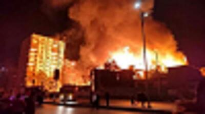 استودیو فیلم 80 ساله قاهره در آتش سوخت+ فیلم