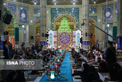 ترتیل‌خوانی قرآن کریم در مسجد مقدس جمکران