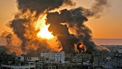 بمباران خانه‌های فلسطینی‌ها طی بامداد امروز در نوار غزه