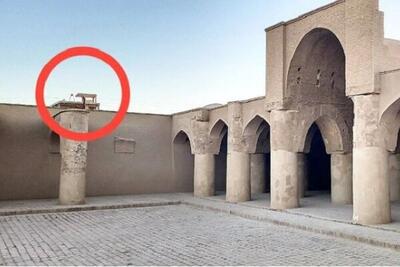 ساخت یک طبقه مسکونی در حریم منظری مسجد تاریخانه از سر گرفته شد