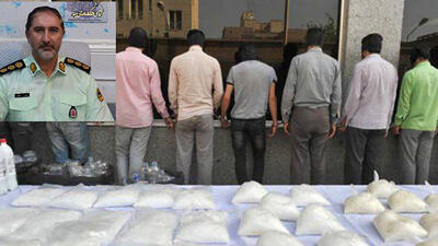بازداشت سوداگران مرگ و خرده فروشان  با ۱۶۹ کیلوگرم انواع مواد مخدر در میانه