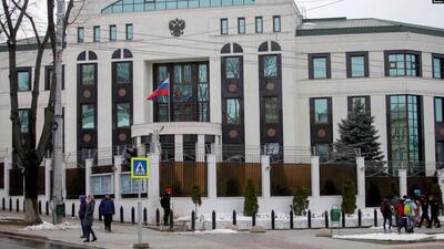 حمله به سفارت روسیه در مولداوی + ویدئو