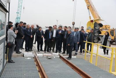 اتمام عملیات اجرایی پروژه راه آهن رشت - کاسپین در انزلی