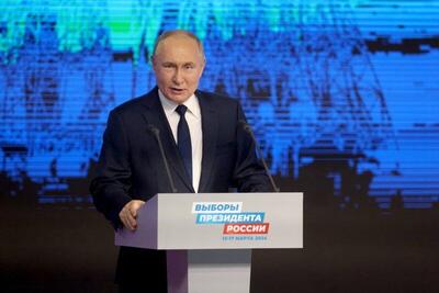 پوتین برای پنجمین بار رئیس‌جمهور روسیه شد/ رکورد جدید مشارکت در انتخابات ریاست‌جمهوری روسیه