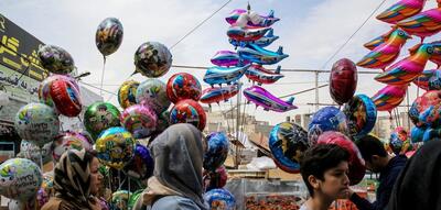 تصاویر| بازار گل و گیاه مشهد در آستانه نوروز