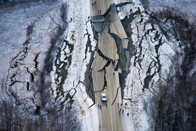 تصویر فراموش نشدنی از زلزله ۷ ریشتری آلاسکا