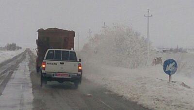 بارش برف در شمال آذربایجان غربی
