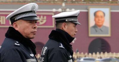 گشت‌زنی پلیس چین در قلب اروپا!