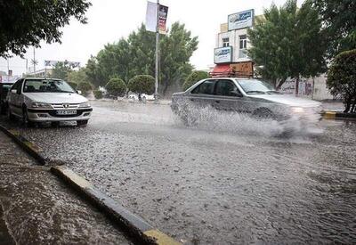خوزستان غرق بارندگی / ثبت ۱۱۶ میلیمتر بارش باران در بیدروبه