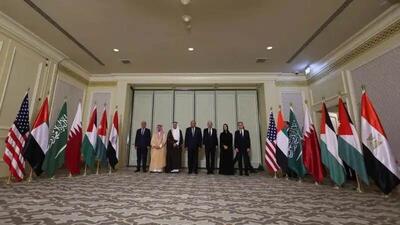 برگزاری نشست وزرای خارجه پنج کشور عربی و آمریکا در قاهره برای بررسی اوضاع غزه