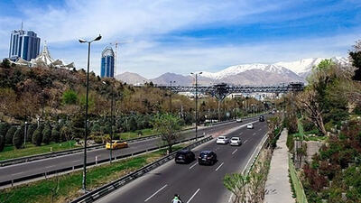 هوای تهران پاک شد / اکسیژن را تنفس کنید
