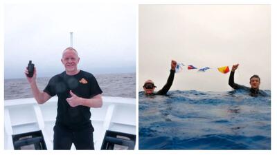 دورافتاده‌ترین قطب اقیانوسی کجاست؟ کاوشگر بریتانیایی موفق شد به «موقعیت نمو» برسد و در آنجا شنا کند