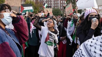 برآشفتگی گروه‌های صهیونیستی از تظاهرات حامیان فلسطین در آمریکا