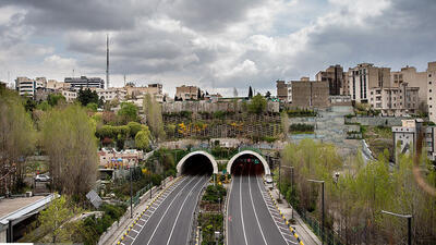 وضعیت ترافیک خیابان های تهران در سومین روز نوروز۱۴۰۳